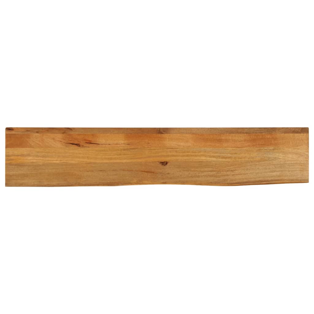 Tafelblad Met Natuurlijke Rand 140X20X3,8 Cm Eikenhouten Afwerking 140 x 20 x 3.8 cm