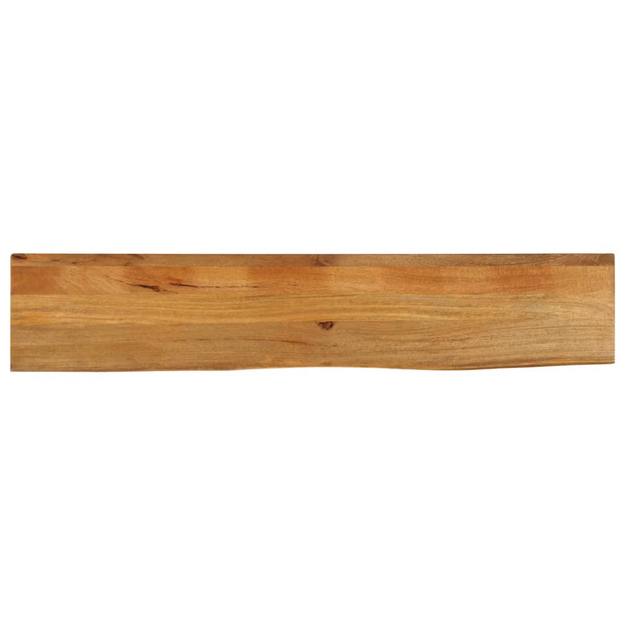 Tafelblad Met Natuurlijke Rand 140X20X3,8 Cm Eikenhouten Afwerking 140 x 20 x 3.8 cm