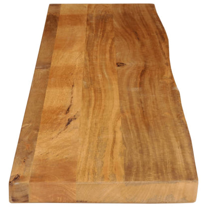Tafelblad met natuurlijke rand 160x20x3,8 cm massief mangohout