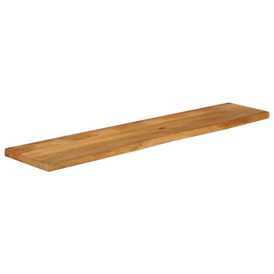 Tafelblad met natuurlijke rand 180x20x3,8 cm massief mangohout
