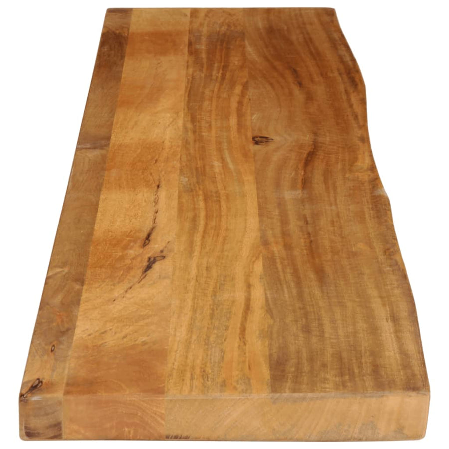 Tafelblad met natuurlijke rand 180x20x3,8 cm massief mangohout