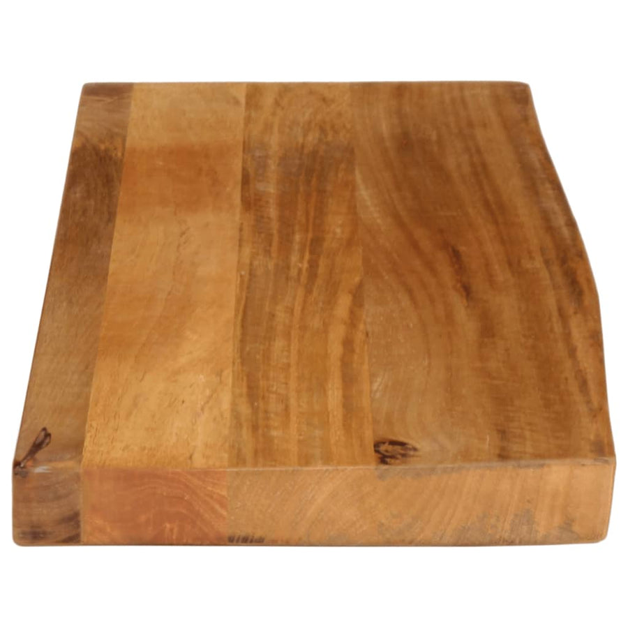 Tafelblad met natuurlijke rand 90x30x3,8 cm massief mangohout