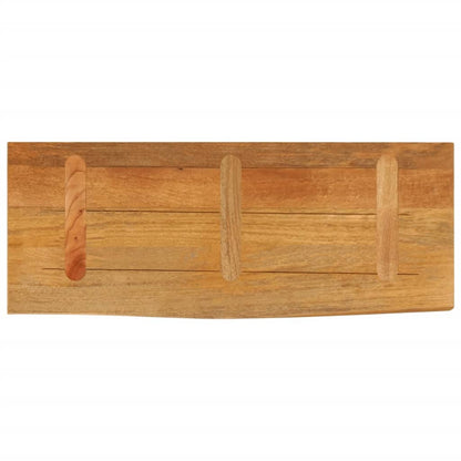 Tafelblad met natuurlijke rand 90x30x3,8 cm massief mangohout