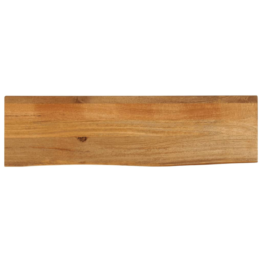 Tafelblad Met Natuurlijke Rand 100X30X3,8 Cm Eikenhouten Afwerking 100 x 30 x 3.8 cm