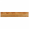 Tafelblad Met Natuurlijke Rand 160X30X3,8 Cm Eikenhouten Afwerking 160 x 30 x 3.8 cm