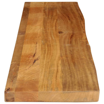 Tafelblad met natuurlijke rand 180x30x3,8 cm massief mangohout