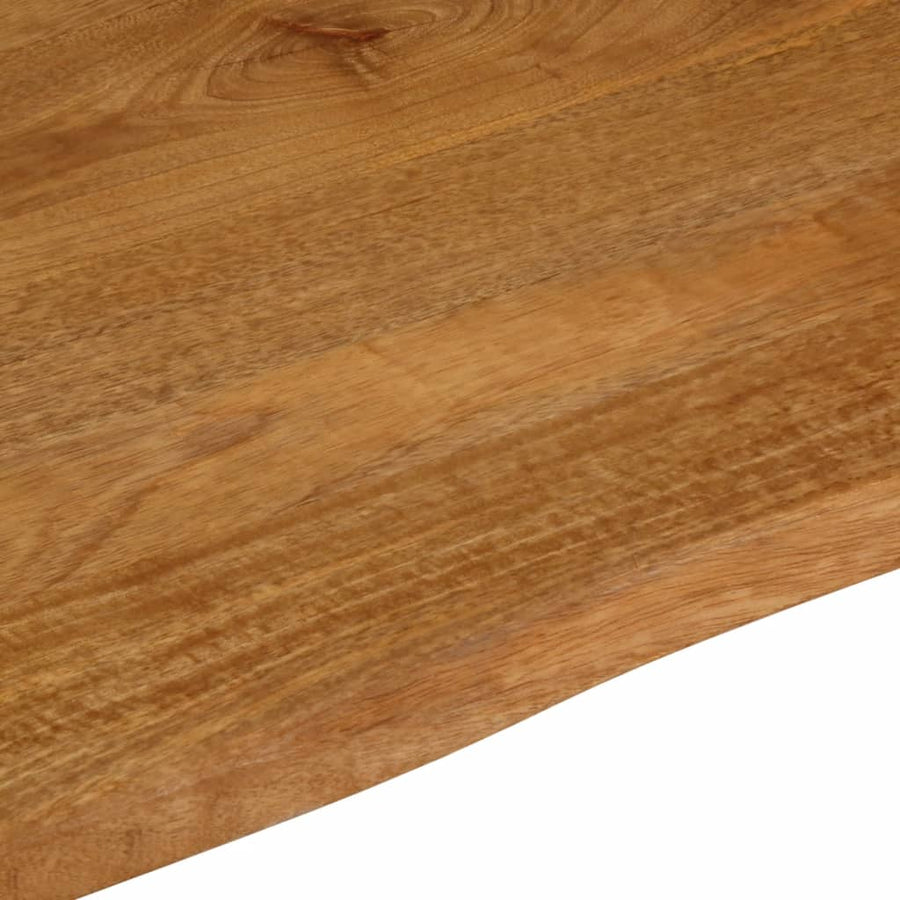 Tafelblad met natuurlijke rand 40x40x3,8 cm massief mangohout