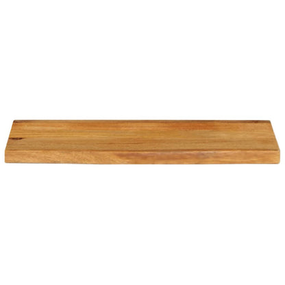 Tafelblad met natuurlijke rand 90x40x3,8 cm massief mangohout