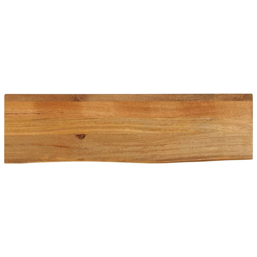 Tafelblad Met Natuurlijke Rand 100X40X3,8 Cm Eikenhouten Afwerking 100 x 40 x 3.8 cm