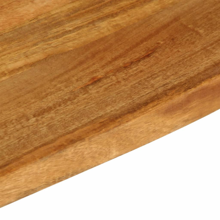 Tafelblad Met Natuurlijke Rand 100X40X3,8 Cm Eikenhouten Afwerking 100 x 40 x 3.8 cm