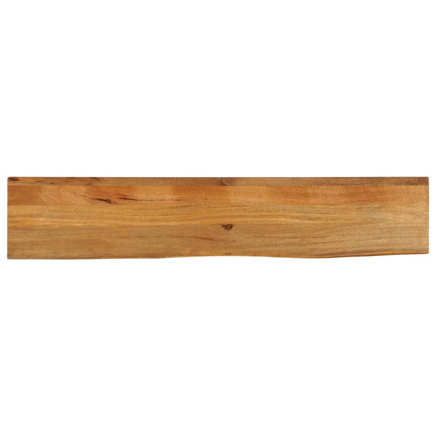 Tafelblad met natuurlijke rand 160x40x3,8 cm massief mangohout