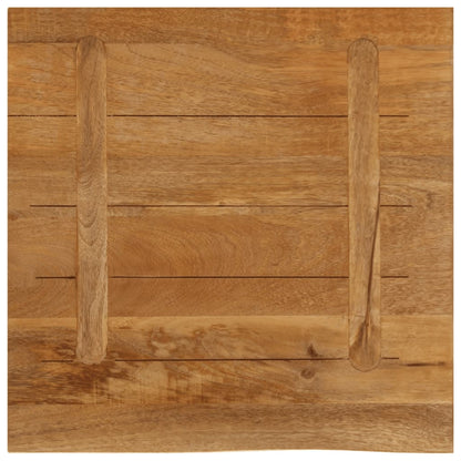 Tafelblad Met Natuurlijke Rand 60X60X3,8 Cm Eikenhouten Afwerking 60 x 60 x 3.8 cm