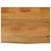 Tafelblad 70x60x3,8 cm massief mangohout natuurlijke rand