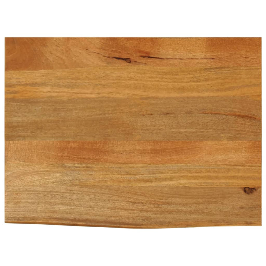 Tafelblad met natuurlijke rand 80x60x3,8 cm massief mangohout