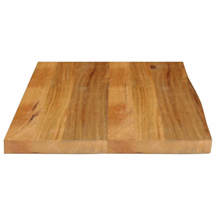 Tafelblad met natuurlijke rand 80x60x3,8 cm massief mangohout