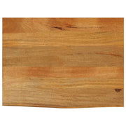 Tafelblad 90x60x3,8 cm massief mangohout natuurlijke rand