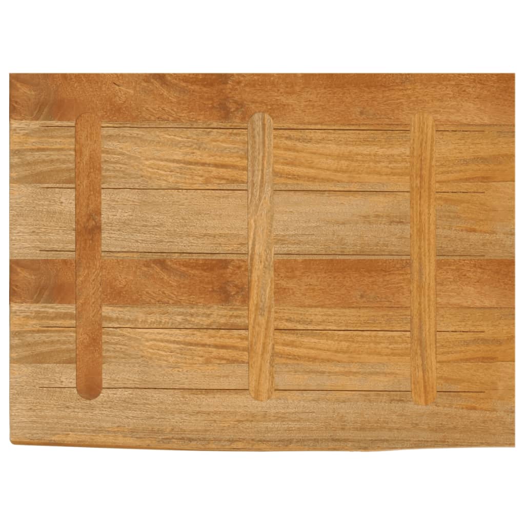 Tafelblad met natuurlijke rand 90x60x3,8 cm massief mangohout