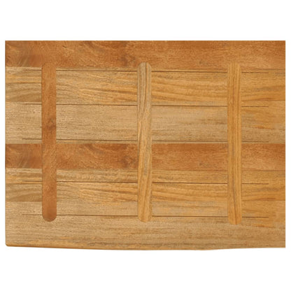 Tafelblad met natuurlijke rand 90x60x3,8 cm massief mangohout