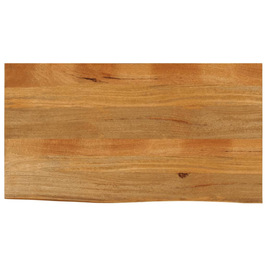 Tafelblad met natuurlijke rand 110x60x3,8 cm massief mangohout