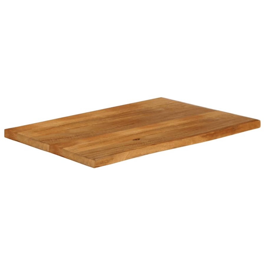 Tafelblad met natuurlijke rand 110x60x3,8 cm massief mangohout