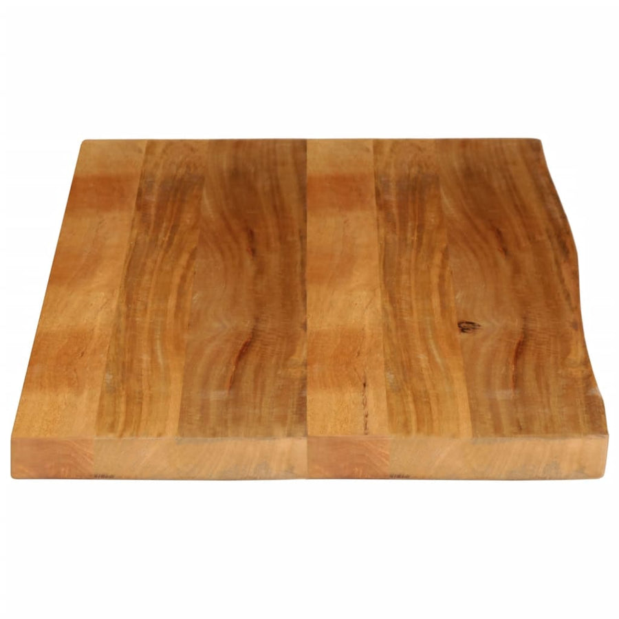 Tafelblad met natuurlijke rand 110x60x3,8 cm massief mangohout