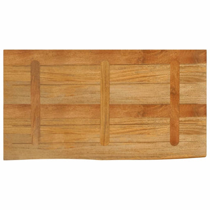 Tafelblad met natuurlijke rand 110x60x3,8 cm massief mangohout