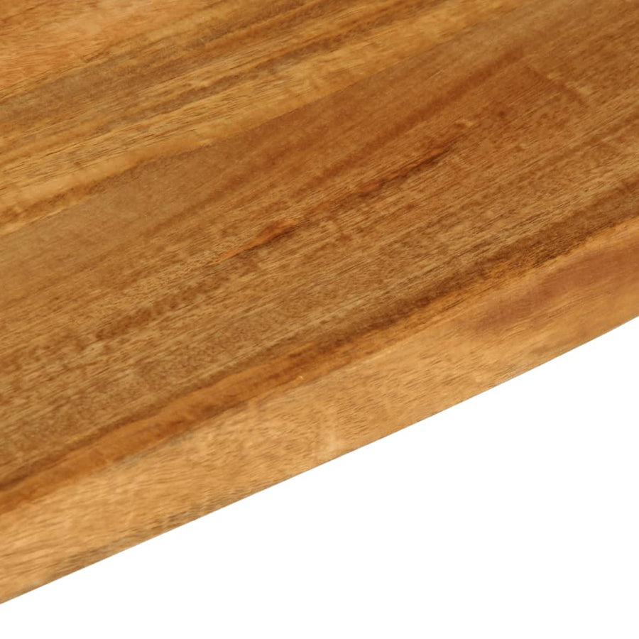Tafelblad met natuurlijke rand 110x60x3,8 cm massief mangohout