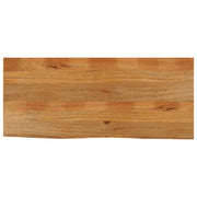 Tafelblad massief mangohout 140x60x3,8 cm natuurlijke rand