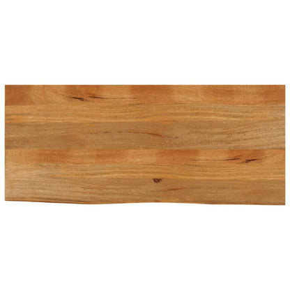 Tafelblad met natuurlijke rand 140x60x3,8 cm massief mangohout