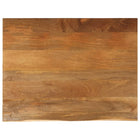 Tafelblad 110x80x3,8 cm massief mangohout natuurlijke rand