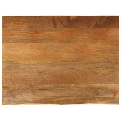 Tafelblad met natuurlijke rand 110x80x3,8 cm massief mangohout