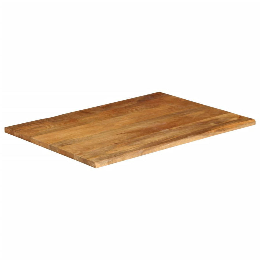 Tafelblad met natuurlijke rand 110x80x3,8 cm massief mangohout