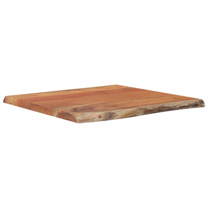 Tafelblad rechthoekig natuurlijke rand 40x40x2,5 cm acaciahout