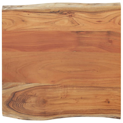 Tafelblad rechthoekig natuurlijke rand 40x40x2,5 cm acaciahout