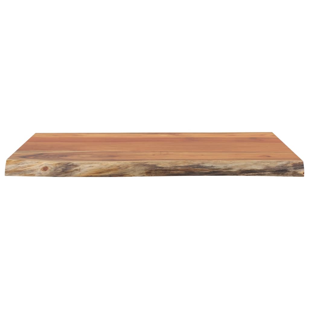 Tafelblad rechthoekig natuurlijke rand 40x40x2,5 cm acaciahout