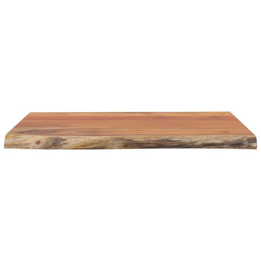 Tafelblad rechthoekig natuurlijke rand 40x40x2,5 cm acaciahout