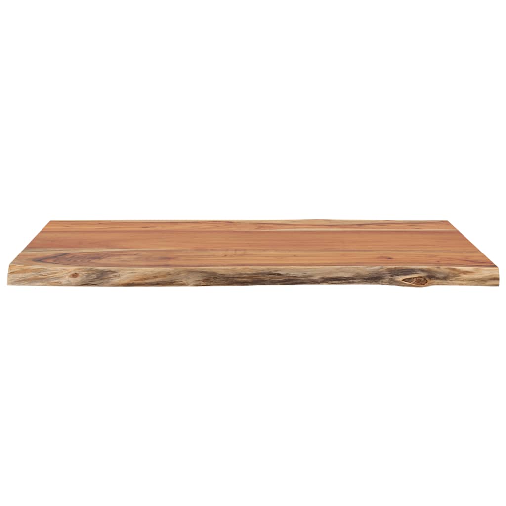Tafelblad rechthoekig natuurlijke rand 50x40x2,5 cm acaciahout