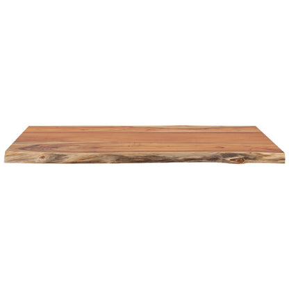 Tafelblad rechthoekig natuurlijke rand 50x40x2,5 cm acaciahout