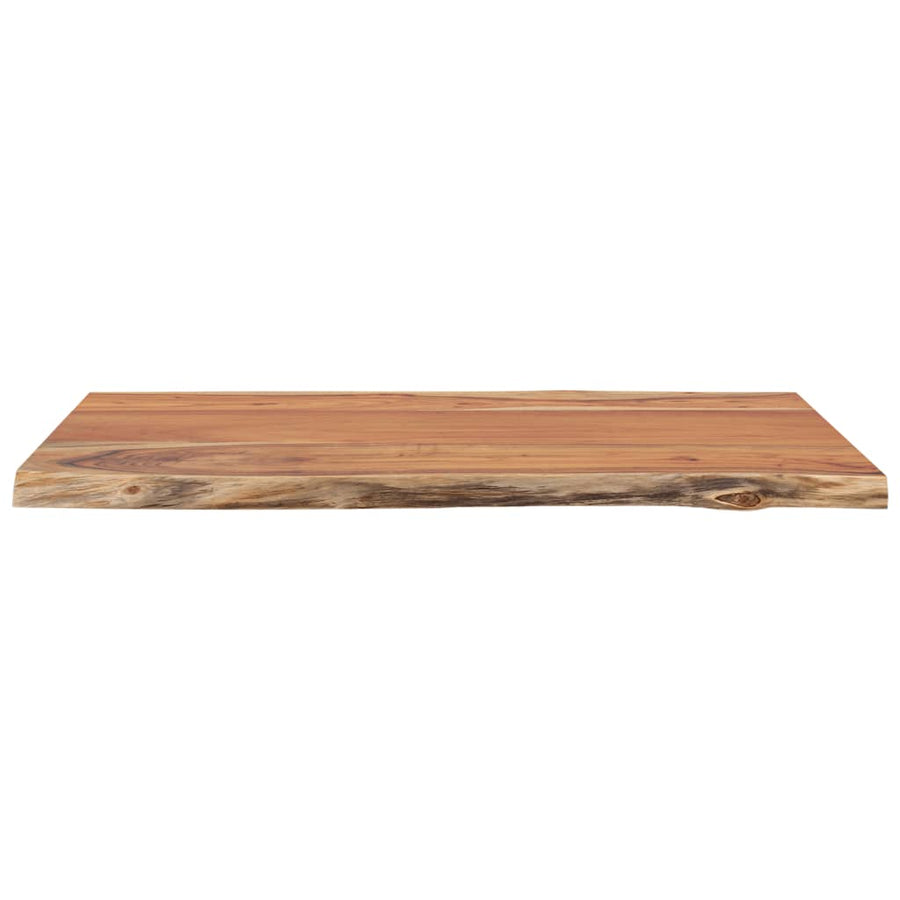 Tafelblad rechthoekig natuurlijke rand 50x40x2,5 cm acaciahout