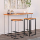 Tabletop rectangular live edge 140x40x2.5 cm acacia wood