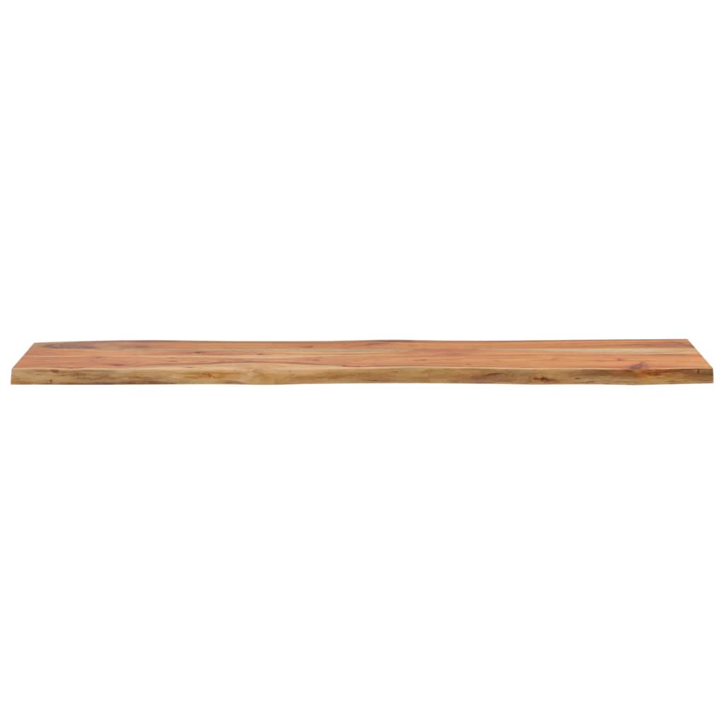 Tafelblad rechthoekig natuurlijke rand 160x40x2,5 cm acaciahout