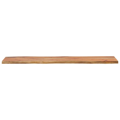 Tafelblad rechthoekig natuurlijke rand 160x40x2,5 cm acaciahout