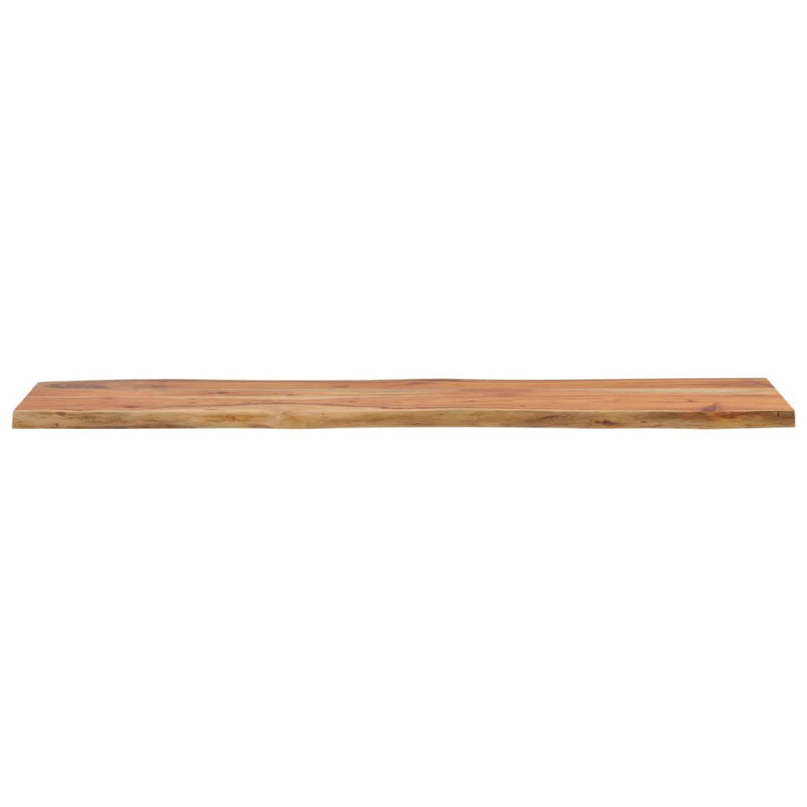 Tafelblad rechthoekig natuurlijke rand 160x40x2,5 cm acaciahout