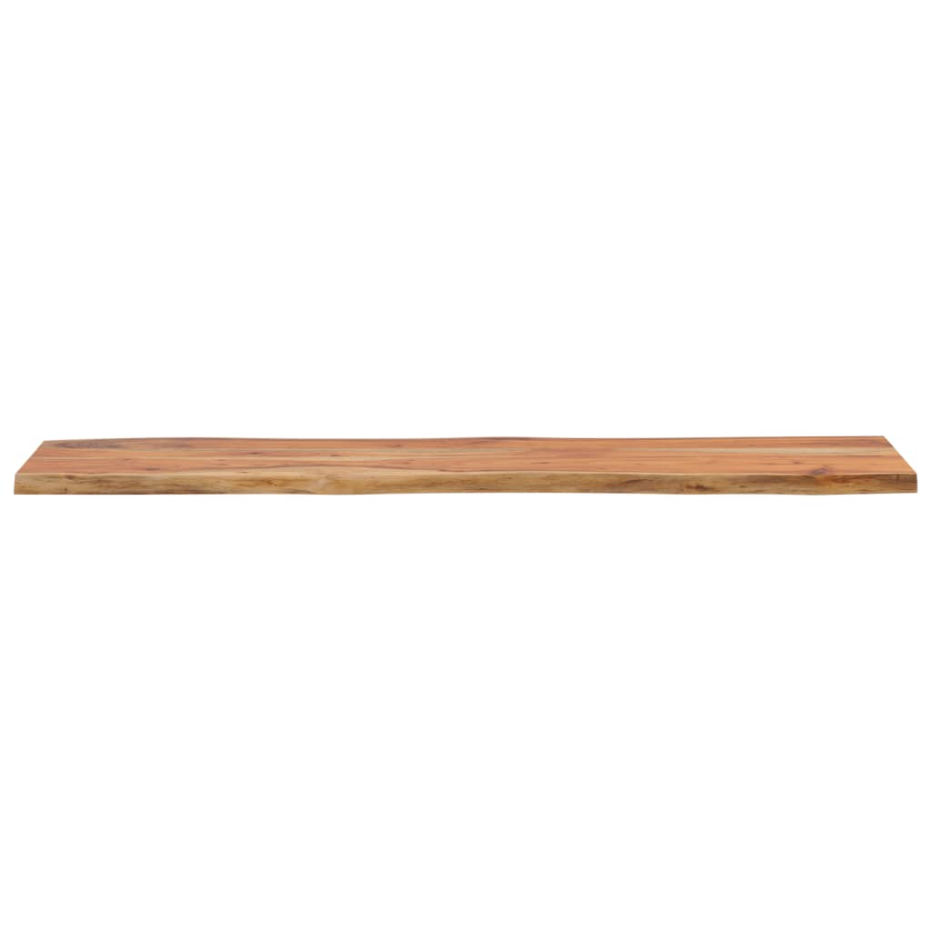 Tafelblad rechthoekig natuurlijke rand 180x40x2,5 cm acaciahout