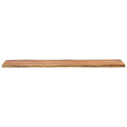 Tafelblad rechthoekig natuurlijke rand 180x40x2,5 cm acaciahout