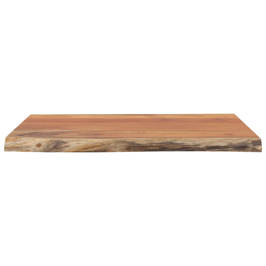 Tafelblad vierkant natuurlijke rand 60x60x2,5 cm acaciahout