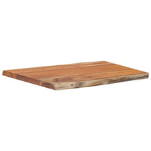 Tafelblad rechthoekig natuurlijke rand 70x60x2,5 cm acaciahout