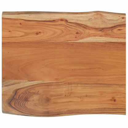 Tafelblad rechthoekig natuurlijke rand 70x60x2,5 cm acaciahout