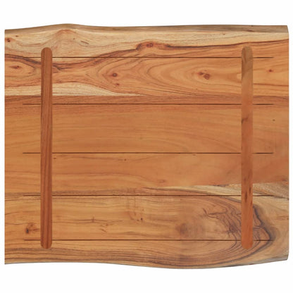 Tafelblad rechthoekig natuurlijke rand 70x60x2,5 cm acaciahout