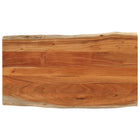 Tafelblad acaciahout 120x60 cm natuurlijke rand